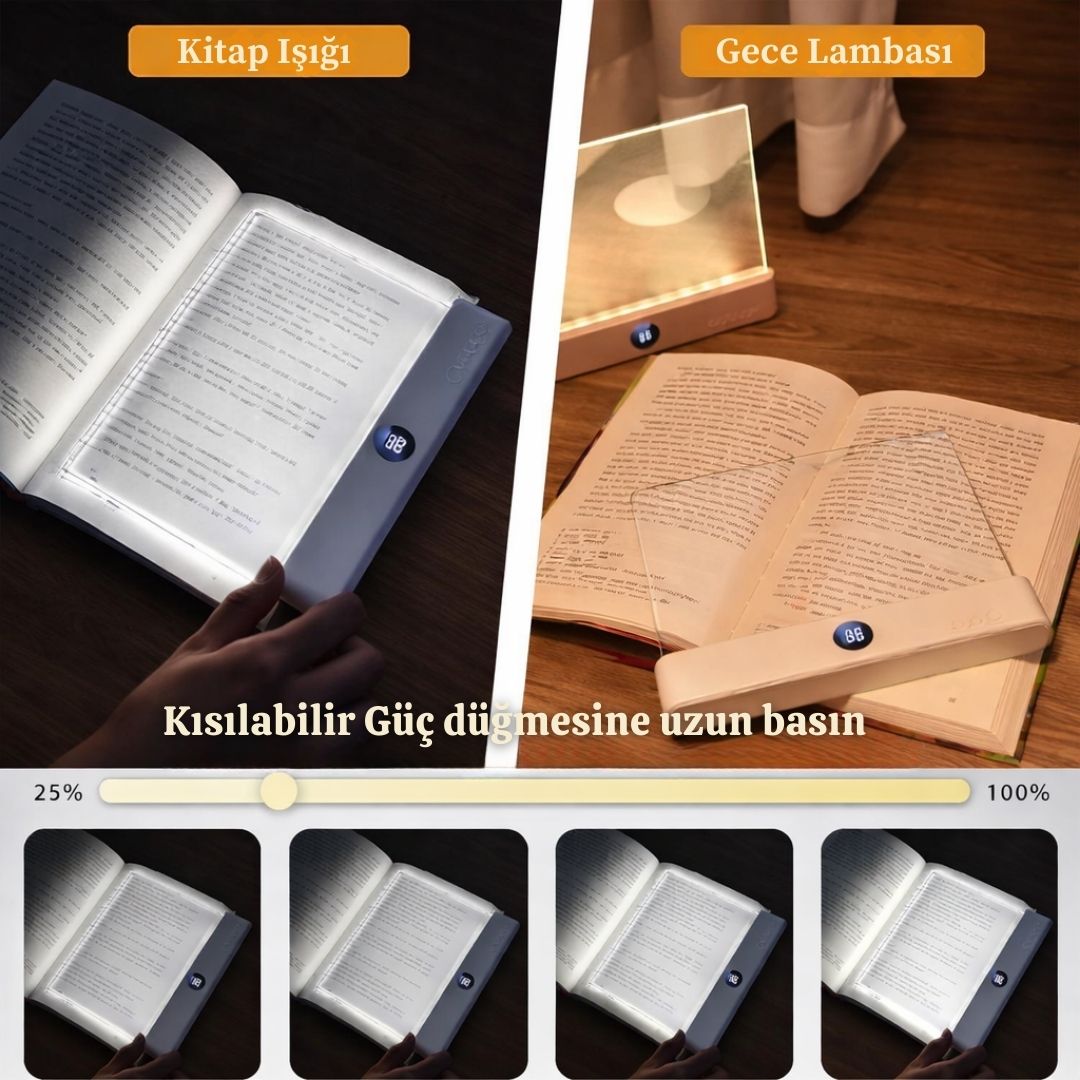 Moonvera™ Gece Kitap Okuma Işığı